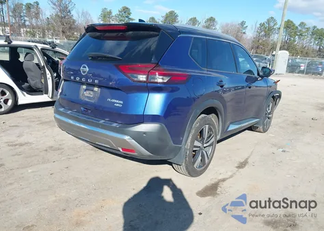 2021 Nissan Rogue Platinum Intelligent Awd из США, поврежденный, VIN JN8AT3DD7MW305884